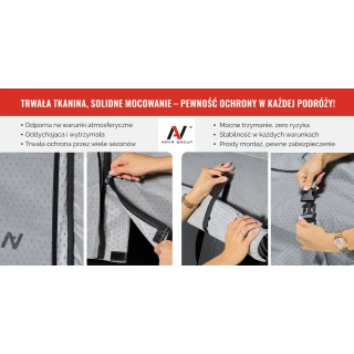 Pokrowiec na przyczepę kempingową 710-740 europa + pasy - NAVA GROUP