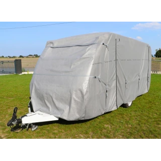 Pokrowiec na przyczepę kempingową 680-710 angielska + pasy - NAVA GROUP