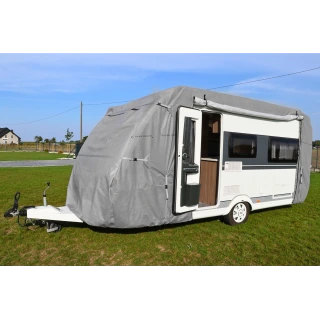 Pokrowiec na przyczepę kempingową 710-740 angielska + pasy - NAVA GROUP