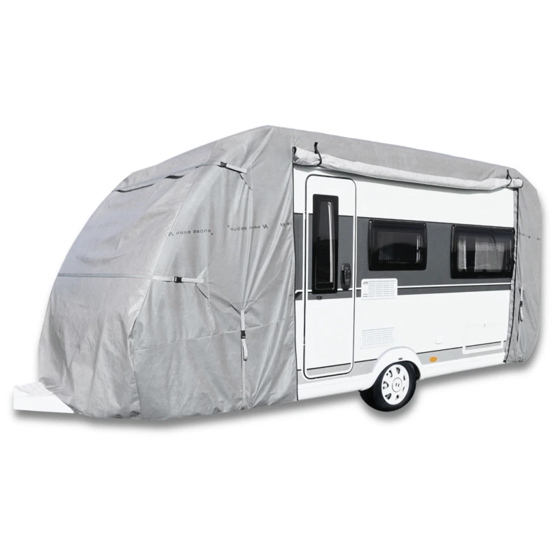 Pokrowiec na przyczepę kempingową 710-740 angielska + pasy - NAVA GROUP