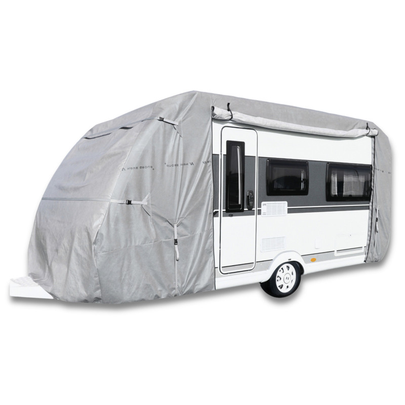 Pokrowiec na przyczepę kempingową 350-380 angielska + pasy - NAVA GROUP