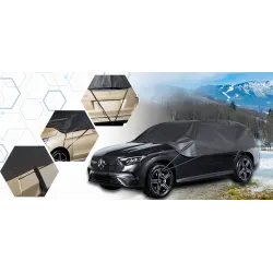 Pokrowiec półpokrowiec na samochód suv classic L czarny - NAVA GROUP