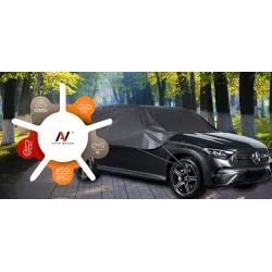 Pokrowiec półpokrowiec na samochód suv classic L czarny - NAVA GROUP