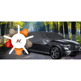 Pokrowiec półpokrowiec na samochód suv classic L czarny - NAVA GROUP