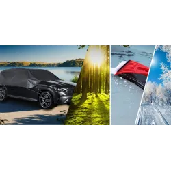 Pokrowiec półpokrowiec na samochód suv classic L czarny - NAVA GROUP