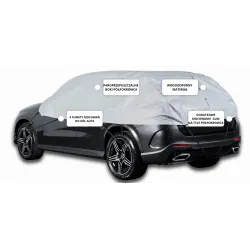 Pokrowiec półpokrowiec na samochód suv practic L szary - NAVA GROUP