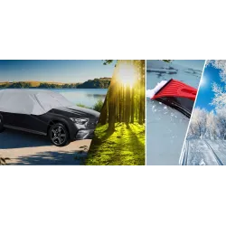 Pokrowiec półpokrowiec na samochód suv practic L szary - NAVA GROUP