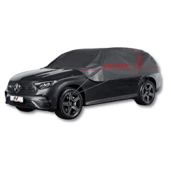 Pokrowiec półpokrowiec na samochód suv classic L czarny - NAVA GROUP