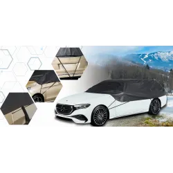 Pokrowiec półpokrowiec na samochód kombi classic L czarny - NAVA GROUP