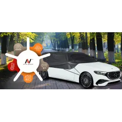 Pokrowiec półpokrowiec na samochód kombi classic L czarny - NAVA GROUP