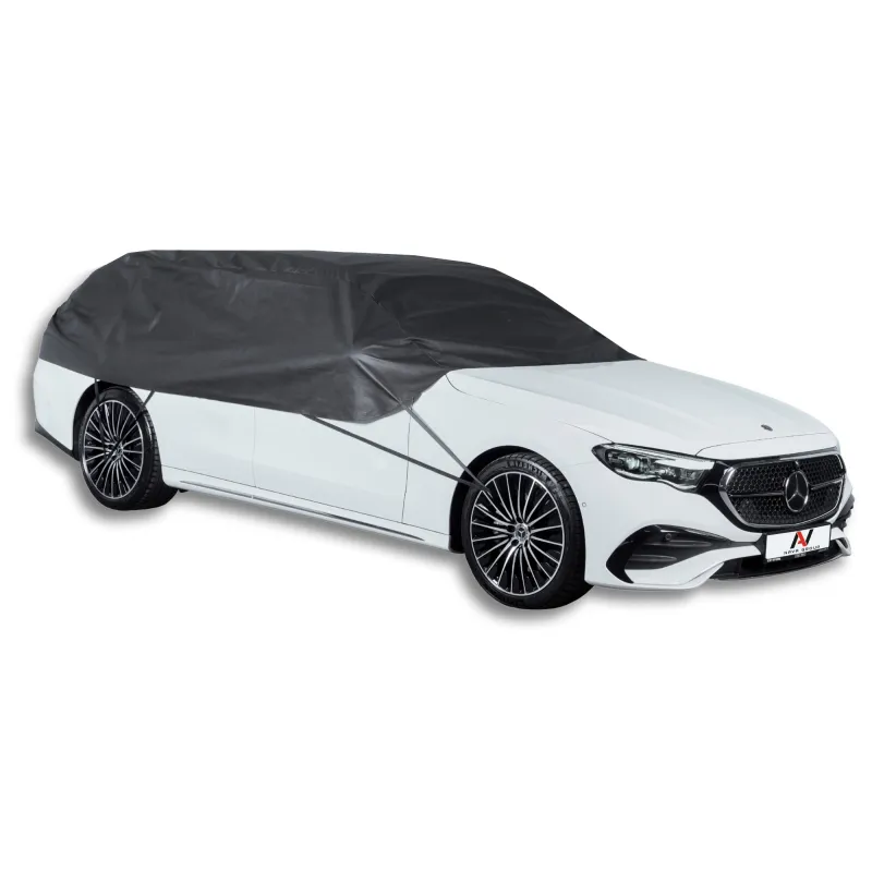 Pokrowiec półpokrowiec na samochód kombi classic L czarny - NAVA GROUP