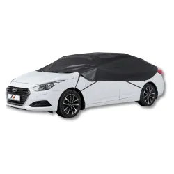 Pokrowiec półpokrowiec na samochód sedan classic L czarny - NAVA GROUP