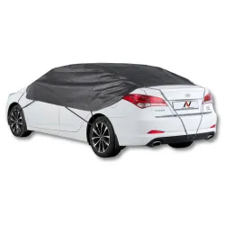 Pokrowiec półpokrowiec na samochód sedan classic L czarny - NAVA GROUP