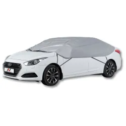 Pokrowiec półpokrowiec na samochód sedan practic L szary - NAVA GROUP