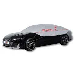 Pokrowiec półpokrowiec na samochód sedan practic L szary - NAVA GROUP