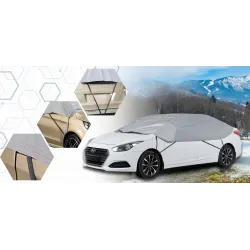 Pokrowiec półpokrowiec na samochód sedan practic L szary - NAVA GROUP