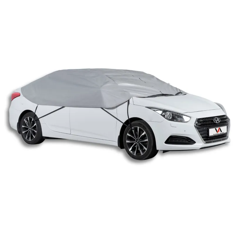 Pokrowiec półpokrowiec na samochód sedan practic L szary - NAVA GROUP