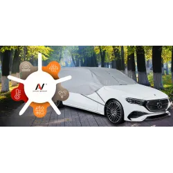 Pokrowiec półpokrowiec na samochód kombi practic L szary - NAVA GROUP