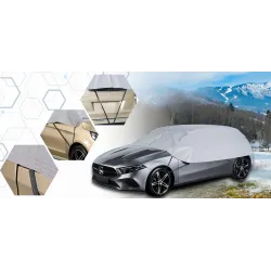 Pokrowiec półpokrowiec na samochód hatchback practic M szary - NAVA GROUP