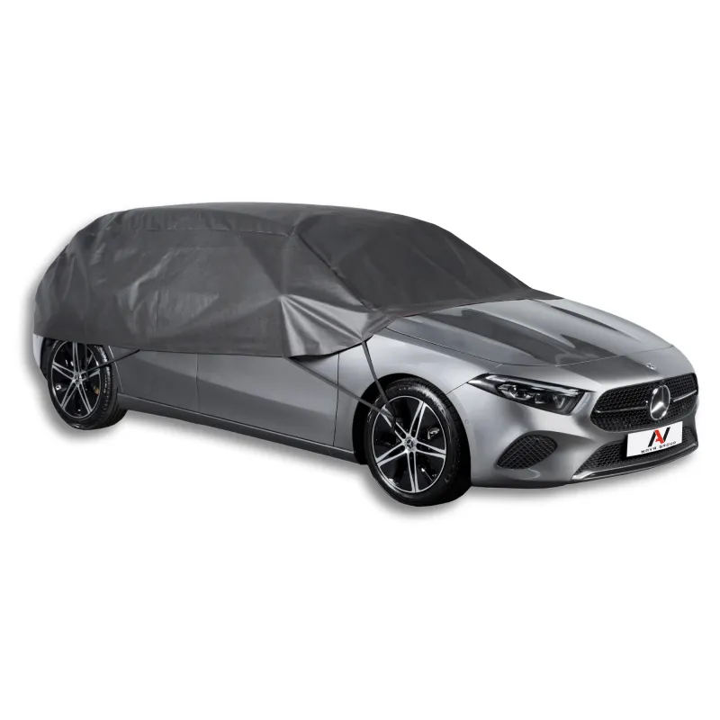 Pokrowiec półpokrowiec na samochód hatchback classic M czarny - NAVA GROUP