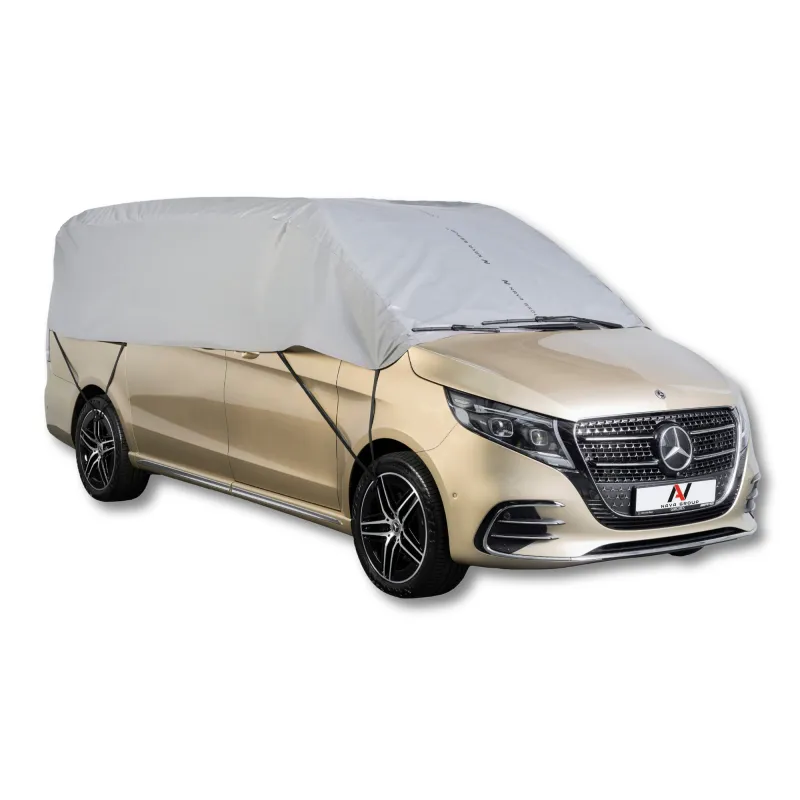 Pokrowiec półpokrowiec na samochód VAN L practic szary - NAVA GROUP