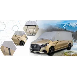 Pokrowiec półpokrowiec na samochód VAN L practic szary - NAVA GROUP