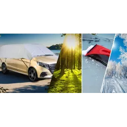 Pokrowiec półpokrowiec na samochód VAN L practic szary - NAVA GROUP