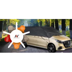 Pokrowiec półpokrowiec na samochód VAN XL classic czarny - NAVA GROUP