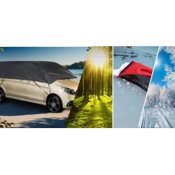 Pokrowiec półpokrowiec na samochód VAN XL classic czarny - NAVA GROUP