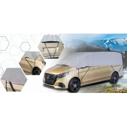 Pokrowiec półpokrowiec na samochód VAN L exclusive szary - NAVA GROUP