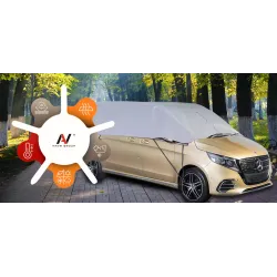 Pokrowiec półpokrowiec na samochód VAN L exclusive szary - NAVA GROUP