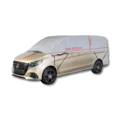 Pokrowiec półpokrowiec na samochód VAN L exclusive szary - NAVA GROUP