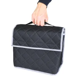 TORBA/ORGANIZER DO BAGAŻNIKA SAMOCHODU - SZARA LAMÓWKA - NAVA GROUP