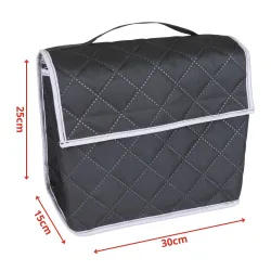 TORBA/ORGANIZER DO BAGAŻNIKA SAMOCHODU - SZARA LAMÓWKA - NAVA GROUP