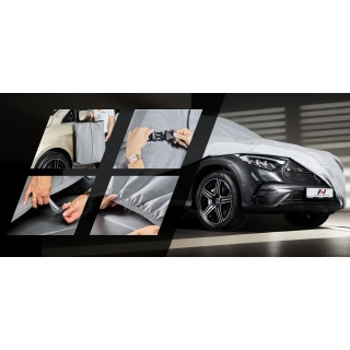 Pokrowiec na samochód exclusive M1 hatchback 405-430cm + pas - NAVA GROUP