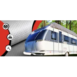 Pokrowiec półpokrowiec na przyczepę kempingową 5m - NAVA GROUP