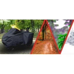 Pokrowiec na quad z kufrem l classic czarny - NAVA GROUP