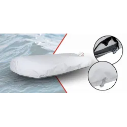 Pokrowiec na ponton transportowy 270g/m2 450-480cm szary - NAVA GROUP