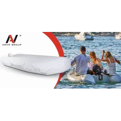 Pokrowiec na ponton transportowy 270g/m2 360-390cm szary - NAVA GROUP