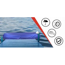 Pokrowiec na ponton transportowy 270g/m2 450-480cm granatowy - NAVA GROUP