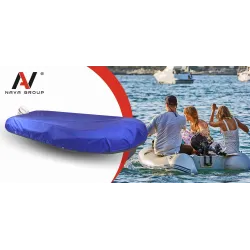 Pokrowiec na ponton transportowy 270g/m2 420-450cm granatowy - NAVA GROUP