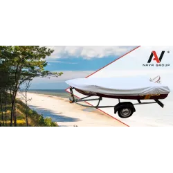 Pokrowiec na łódź wędkarską 110g/m2 360-390cm - NAVA GROUP