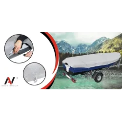 Pokrowiec na łódź wędkarską 210g/m2 420-450cm - NAVA GROUP