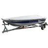 Pokrowiec na łódź łódkę wędkarską 270g/m2 300-330cm - transportowy szary - NAVA GROUP