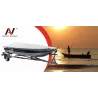 Pokrowiec na łódź łódkę wędkarską 270g/m2 360-390cm - transportowy szary - NAVA GROUP