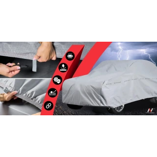 Pokrowiec przeciwgradowy 7mm S2 SUV 355-380cm + pas - NAVA GROUP