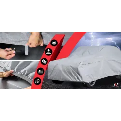 Pokrowiec przeciwgradowy 7mm M1 SUV 405-430cm + pas - NAVA GROUP