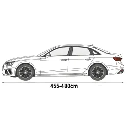 Pokrowiec przeciwgradowy 7mm L1 sedan 455-480cm + pas - NAVA GROUP