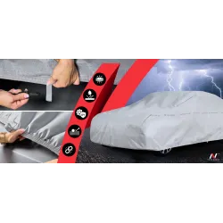 Pokrowiec przeciwgradowy 7mm L2 sedan 480-505cm + pas - NAVA GROUP