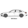 Pokrowiec przeciwgradowy 7mm XL sedan 505-530cm + pas - NAVA GROUP